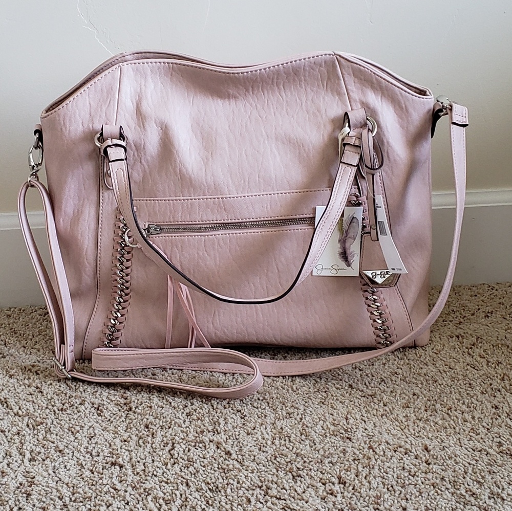 NWT! JESSICA SIMPSON POWER BLUSH LARGE TOTE